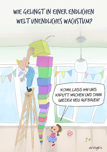Cartoon: unendliches Wachstum (medium) by droigks tagged system,kapitalismus,kapitalistisch,zyklisch,konjunktur,rezession,zerstörung,krieg,droigks,wiederaufbau,wirtschaftswunder,wirtschaftssterben,tod,auferstehung,ökonomie,profitstreben,gestzmässigkeit,system,kapitalismus,kapitalistisch,zyklisch,konjunktur,rezession,zerstörung,krieg,droigks,wiederaufbau,wirtschaftswunder,wirtschaftssterben,tod,auferstehung,ökonomie,profitstreben,gestzmässigkeit