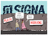 Cartoon: Benkos Pleitewelle (small) by markus-grolik tagged pleitewelle,signa,group,benko,pleite,insolvenz,galeriea,kaufhof,immobilien,banken,investoren,innenstadt,deutschland
