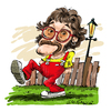 Cartoon: Mike Harding (small) by Ian Baker tagged mike,harding,bbc,comedian,folk,musician,radio,tv