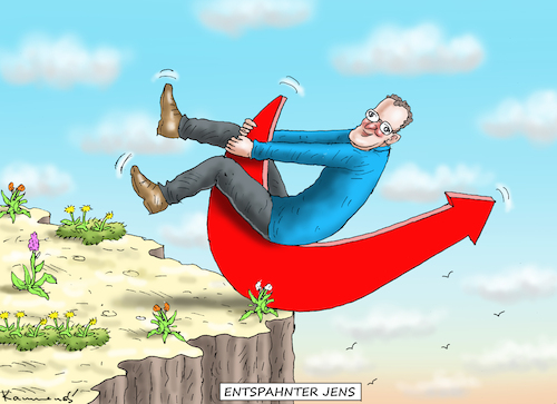 Cartoon: ENTSPAHNTER JENS (medium) by marian kamensky tagged chrupalla,bei,lanz,afd,remigration,ard,merz,aschaffenburg,brandmaurer,im,wunderland,jens,spahn,cdu,chrupalla,bei,lanz,afd,remigration,ard,merz,aschaffenburg,brandmaurer,im,wunderland,jens,spahn,cdu