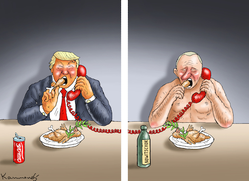 TRUMPUTIN AM TELEFON