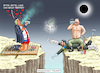 Cartoon: MASOCHIST TRUMP (small) by marian kamensky tagged musk,trump,zuckerberg,bezos,felon,and,elon,in,panama,zölle,diktator,selenskyj,putin,ukraine,usa,china,handelskrieg
