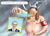Cartoon: MUSK HILFT WO ER KANN (small) by marian kamensky tagged musk,trump,zuckerberg,bezos,felon,and,elon,in,panama,zölle,diktator,selenskyj,putin,ukraine,usa,china,handelskrieg,afd,weidel