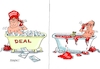Cartoon: Badetag (small) by RABE tagged trrump,donald,präsident,usa,zoll,strafzoll,cartoon,karikatur,rabe,ralf,böhme,pressezeichnung,farbcartoon,tagescartoon,vatikan,büro,papst,franziskus,tod,sekretär,konklave,selbsternennung,kirche,bischof,putin,telefonat,russland,ukrainekrieg,ukraine,waffenstillstand,frieden,friedensgespräche,sanktionen,bad,badewanne,deal,dealmaker,blut,blutbad