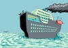 Cartoon: Kreuzfahrtriese (small) by RABE tagged klima,klimakrise,klimaurteil,schweiz,eu,eugh,senioren,rabe,ralf,böhme,cartoon,karikatur,pressezeichnung,farbcartoon,tagescartoon,meer,kreuzfahrt,kreuzfahrtschiff,umweltbelastung,klimaziele,beiboot,rettungsboot
