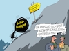 Cartoon: Wegnerwahl (small) by RABE tagged berlinwahl,berlin,senat,panne,pannenwahl,wahlbriefe,giffey,rabe,ralf,böhme,cartoon,karikatur,pressezeichnung,farbcartoon,tagescartoon,wahlurne,rettungsboot,stimmzettel,wähler,sisyphus,berg,kugel,felsen,wegweiser,wegner,spd,cdu,schwarz,rot,dritter,wahlgang