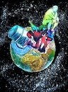 Cartoon: Rette den Planeten (small) by Zlatko Iv tagged war,love,games,play,teather,mistery,street,danke,blitz,hassen,hertz,planet,poster,kunst,graphic,design,skech,stern,robot,neu,klimate,climate