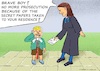 Cartoon: Inappropriate Compassion (small) by Barthold tagged aileen,cannon,district,judge,florida,dismissal,lawsuit,prosecution,trump,document,affair,illegal,inappropriate,deposition,classified,documents,home,residence,criminal,case,bias,corruption,cartoon,caricature,barthold