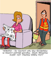 Cartoon: Klimakleber (small) by Karsten Schley tagged klima,klimakleber,klimachaoten,aktivisten,kriminalität,familie,beziehungen,hygiene,politik,umwelt,medien,gesellschaft