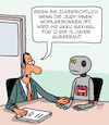Cartoon: Zuversicht (small) by Karsten Schley tagged anwälte,gerichte,jury,geschworene,angeklagte,justiz,strafe,gesetze,höchststrafe,ki,technik,androiden,forschung,gesellschaft