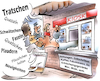 Cartoon: Kiosk (small) by HSB-Cartoon tagged kiosk,büdchen,einzelhandel,geschäft,kioskverkauf,handel,händler,innenstadt,tratsch,quatschen,innenstadtbelebung,nachbarschaft,plaudern,cartoon,cartoonzeichner,kioskbesitzer,karrikatur,kioskbetreiber