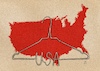 Cartoon: USA-home of the unfree women (small) by Guido Kuehn tagged usa,schwangerschaft,abtreibung