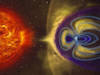 Cartoon: Earths Magnetic Field (small) by alesza tagged earth,magnetic,field,digital,painting,ipad,art,procreate,space