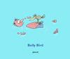 Cartoon: Belly Bird (small) by helmutk tagged leisure,time