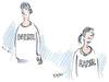 Cartoon: Diesel Rapsöl (small) by woessner tagged diesel,rapsöl,jugend,mode,markenklamotte,markenzeichen,konsum,bio,öko,umwelt,pflanzentreibstoff,energiekrise