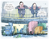 Cartoon: Marode Brücken (small) by Ritter-Cartoons tagged marode,brücken,aber,taurusraketen,für,kriegstreiber