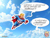 Cartoon: Hysterisches Abziehbild (small) by MorituruS tagged usa,us,präsident,donald,trump,tariffs,zölle,strafzölle,zollstreit,zollpaket,sanktionen,gegenzölle,zollpolitik,vergeltungsmaßnahmen,aktienmarkt,börse,dax,index,dow,jones,fallende,kurse,china,104,prozent,liberation,day,durchregieren,durchhalteparolen,maga,make,america,great,again,protest,macht,lügen,beschädigung,justiz,freiheit,demokratie,autokratie,project,2025,cartoon,karikatur,moriturus