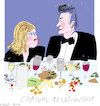 Cartoon: Crossing red line (small) by gungor tagged elon,musk,is,not,love,with,her