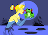 Cartoon: Vampire Frog... (small) by berk-olgun tagged vampire,frog