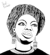 Cartoon: Nina Simone (small) by Pascal Kirchmair tagged rnb classical bürgerrechtsbewegung soul eunice kathleen waymon black music nina simone singer songwriter civil rights movement jazz rhythm and blues folk gospel pop cartoon caricature karikatur ilustracion illustration pascal kirchmair dibujo desenho drawing zeichnung disegno ilustracao illustrazione illustratie dessin de presse du jour art of the day tekening teckning cartum vineta comica vignetta caricatura humor humour political portrait retrato ritratto portret chan porträt artiste artista artist usa pianistin pianist pianista tryon north carolina carry le rouet