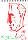Cartoon: Daniel Craig 007 (small) by Kestutis tagged craig sketch james bond kestutis lithuania movie actor 007