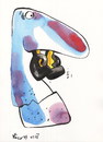 Cartoon: The sniffles. Runny nose (small) by Kestutis tagged sniffles winter boxing runny nose cold kestutis lithuania