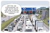 Cartoon: Streik Zeitumstellung (small) by FEICKE tagged streik,verdi,öffentlicher,dienst,verkehr,bahn,bus,flug,protest,stau,auto,verkehrschaos