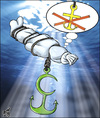 Cartoon: Committing Islamic Burial Rites (small) by samir alramahi tagged bin,laden,grave,islamic,burial,rites,united,states,army,arab,cartoon,ramahi