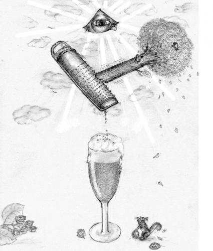 Cartoon: Stammwürze (medium) by swenson tagged bier,stamm,baum,würze