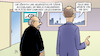 Cartoon: CDU-Zähne (small) by Harm Bengen tagged cdu,zähne,ausschlagen,asylbewerber,migration,plätze,zahnarzt,idee,populismus,merz,harm,bengen,cartoon,karikatur