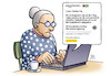 Cartoon: Rentenpaket II (small) by Harm Bengen tagged ampelazon,rentenpaket,susemil,email,laptop,computer,bundesregierung,kapitalmarkt,harm,bengen,cartoon,karikatur
