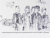 Cartoon: woodland burial... (small) by Nige W tagged death,religion,burial