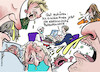 Cartoon: Infekte Patientenakte (small) by Pfohlmann tagged gesundheit,arzt,ärzte,ärztin,medizin,gesundheitssystem,infekte,erkältungen,grippe,corona,krank,krankheit,patienten,lauterbach,elektronische,patientenakte,epa,digitalisierung,stress,überlastung,krankheitswelle,überstunden,burnout,bundesregierung,ampel,gesundheitsminister,bedienungsanleitung,schnupfen,niesen,husten,fieber