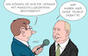 Cartoon: Der Unterschied (small) by Erl tagged politik,krieg,angriff,überfall,wladimir,putin,russland,ukraine,beschuss,kiew,marschflugkörper,deutschland,diskussion,lieferung,taurus,hilfe,karikatur,erl