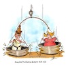 Cartoon: Periodisierung (small) by irlcartoons tagged schlankheitswahn,hormone,wechseljahre,schwangerschaft,gewicht,waage,abnehmen,zunehmen,diät,diätwahn,epoche,zeitalter,periodisierung,gewichtszunahme,gesundheit,schildrüse,appetit,bauchfett,mollig,stoffwechsel