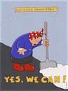 Cartoon: Nur ein Vorschlag (small) by hollers tagged gletscher,abschieben,gletscherschmelze,eis,parteiprogramm,klima,klimawandel,yeswecan,demokratie,erderwärmung,ökologie,tourismus,wasser